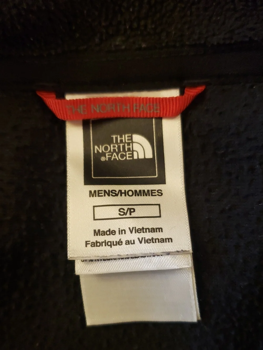 The North Face Black and Gray Fleece 1/4 Zip Sweatshirt Size: S